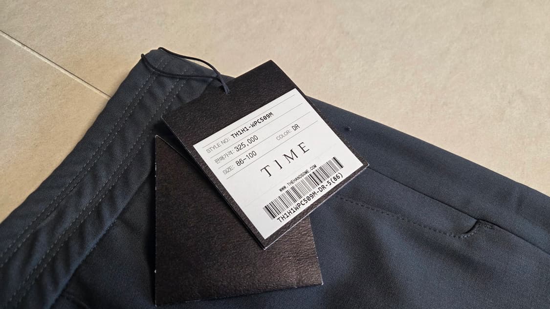 타임 옴므 밴딩 슬랙스 팬츠  상품이미지8