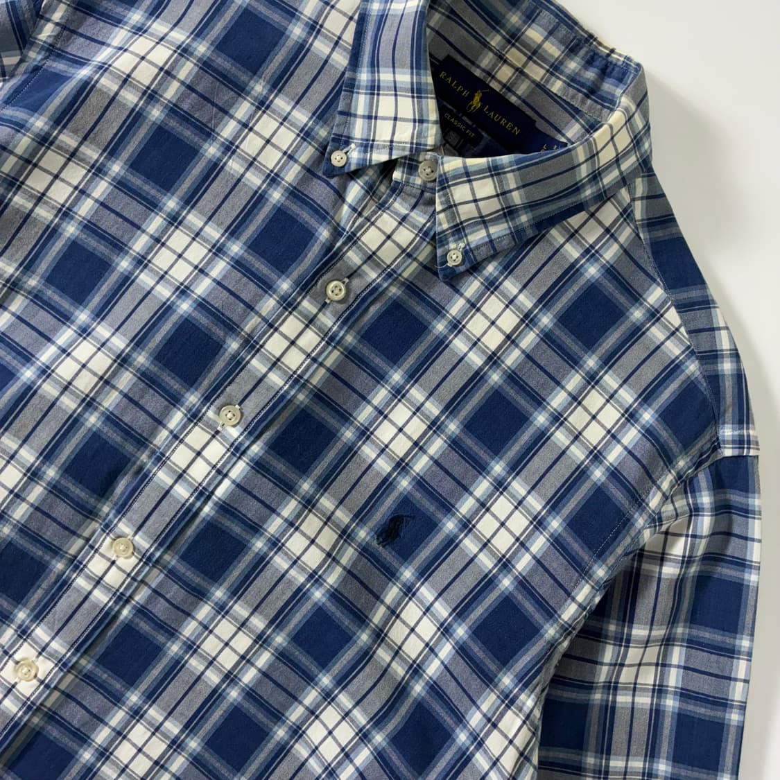 Polo  폴로 랄프로렌 자수 코튼 타탄체크 셔츠  상품이미지3