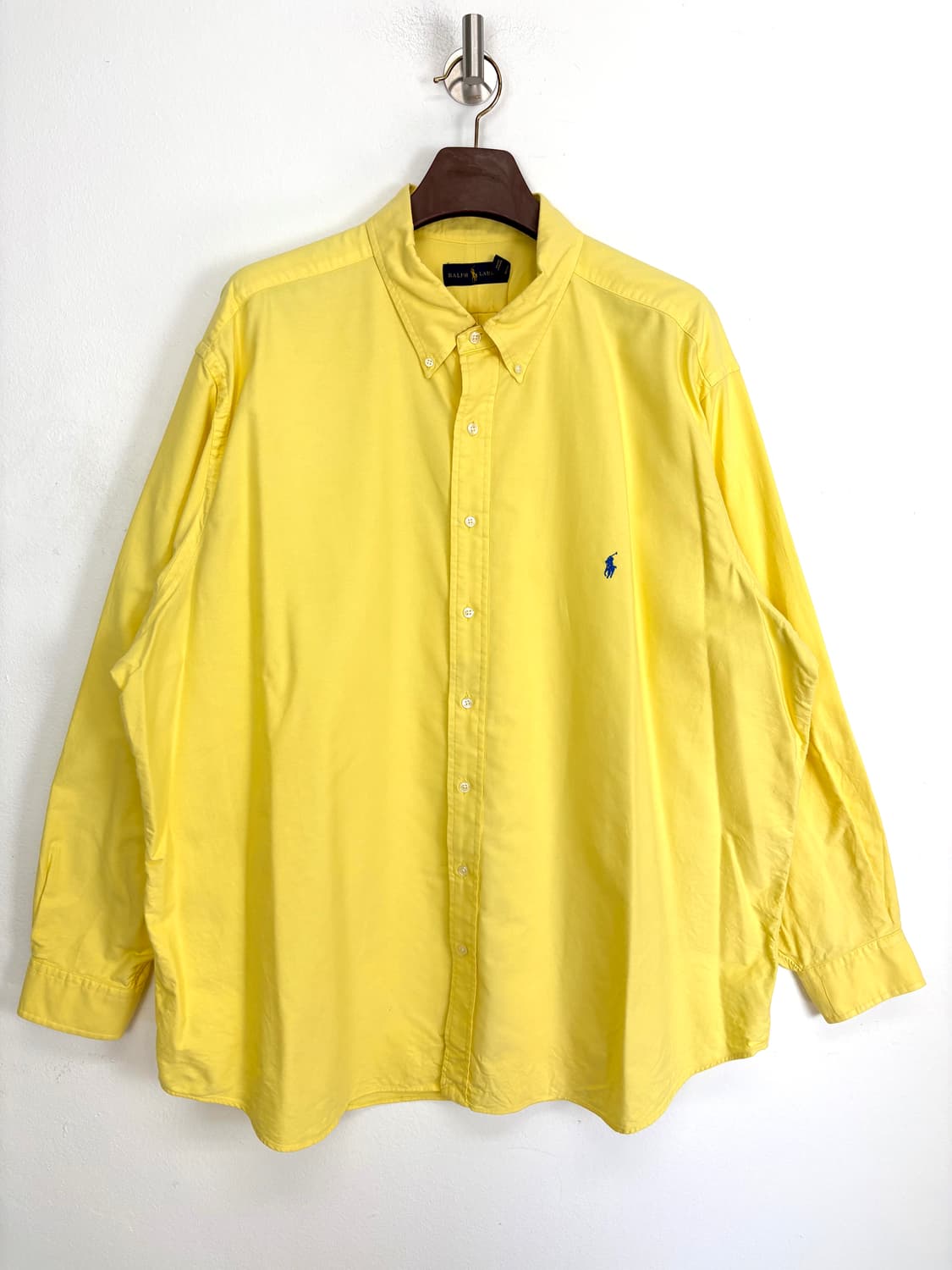 [5XL]POLO 옐로우 긴팔 셔츠 상품이미지2