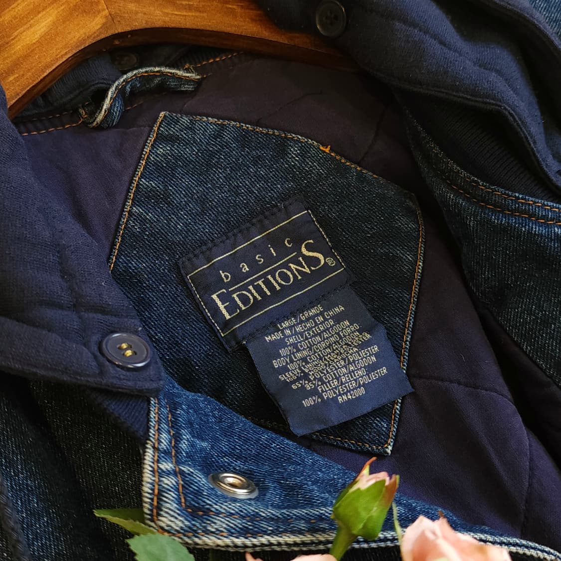 90s 빈티지 워크자켓 베이스볼 데님자켓 바시티 자켓 야구잠바 m 상품이미지9