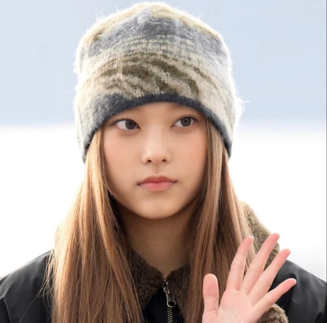 로어즈 x miki kim olive 비니 (뉴진스 해린 비니) 상품이미지2