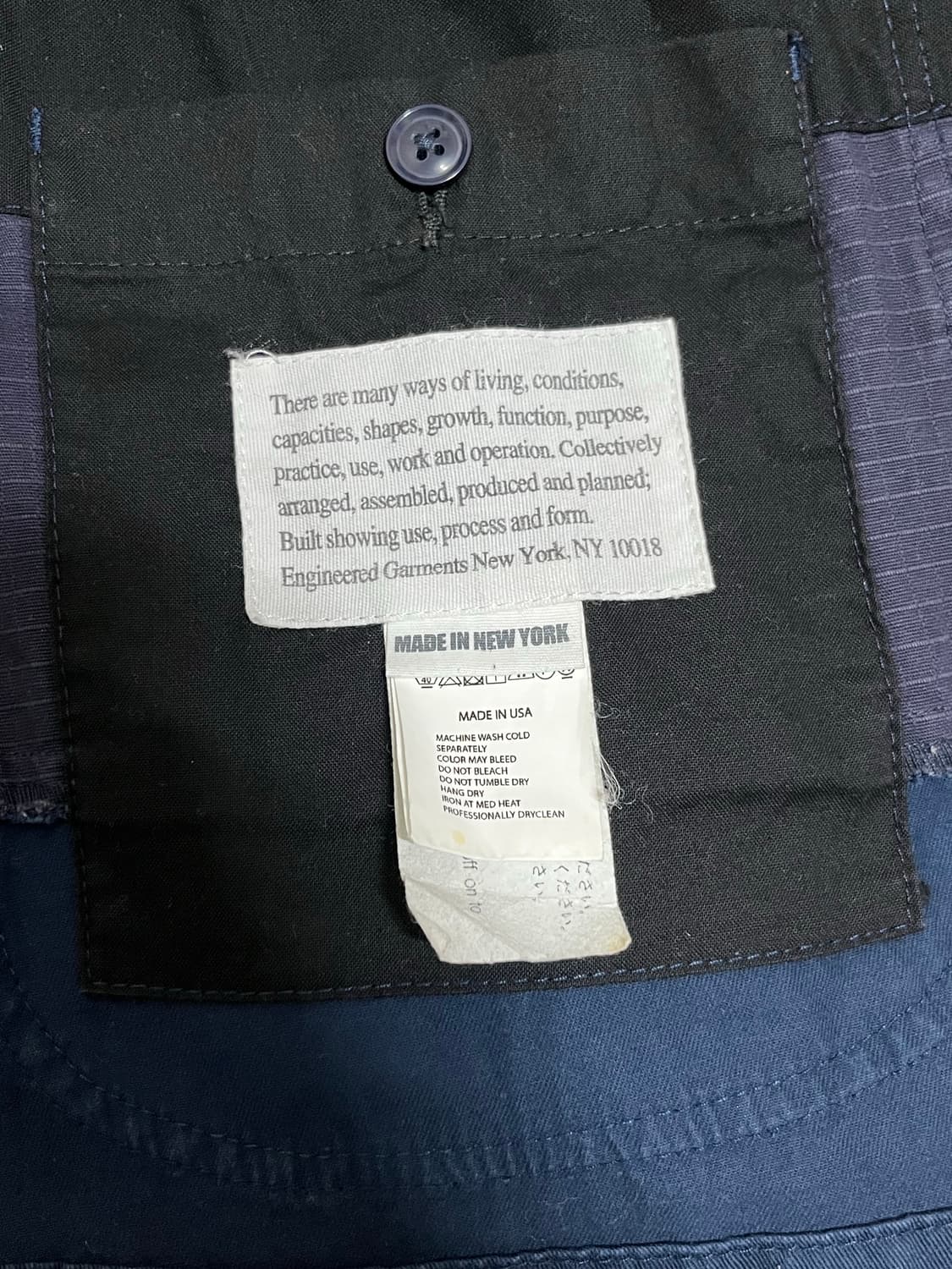 엔지니어드가먼츠 베드포드 자켓 19ss 플렛트윌 6.5OZ M사이즈 상품이미지5