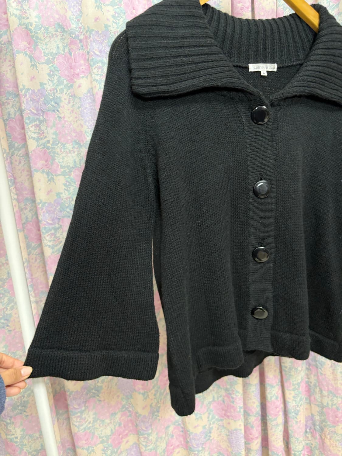 블랙 카라 가디건 상품이미지7