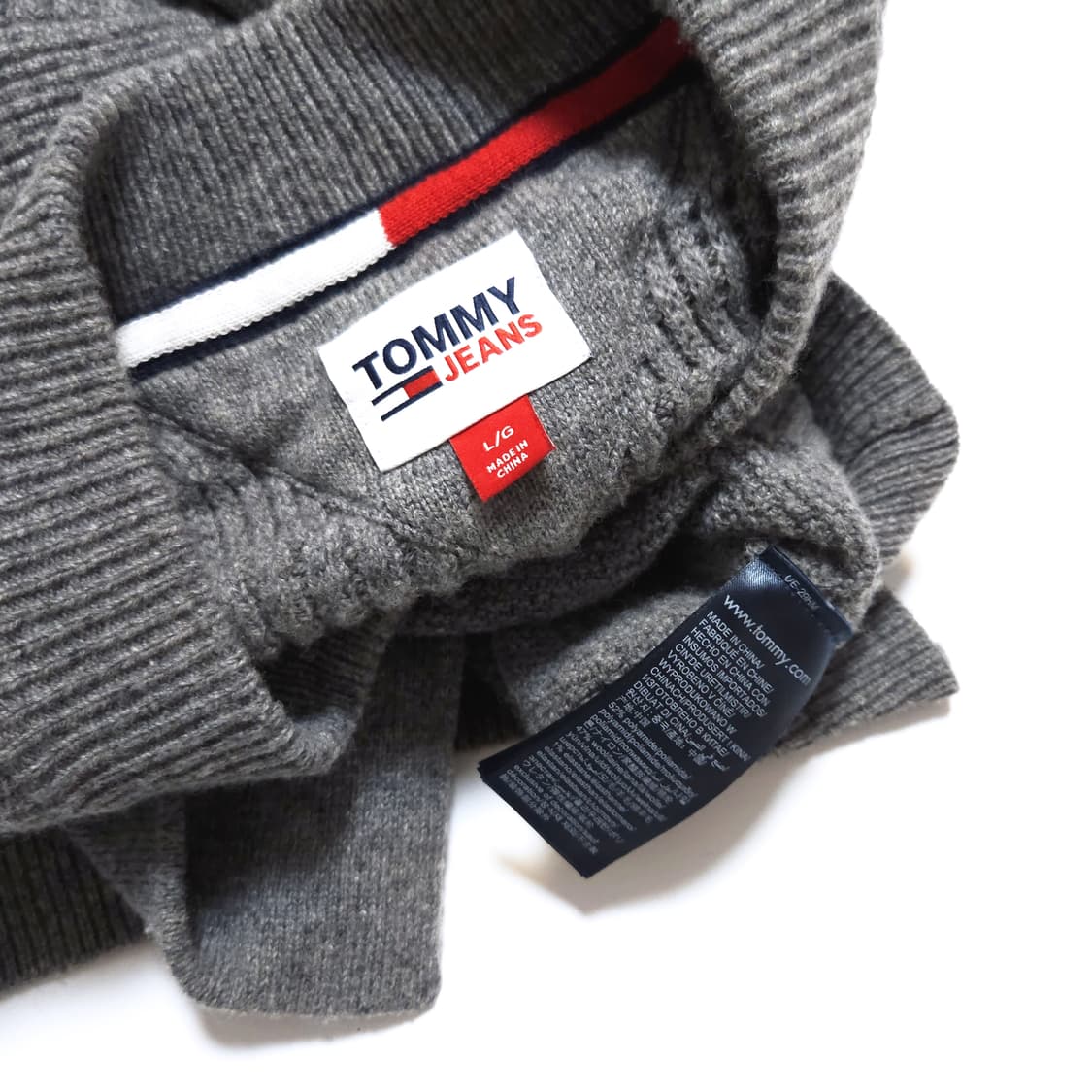 타미 진스 울 니트 가디건 그레이 상품이미지7