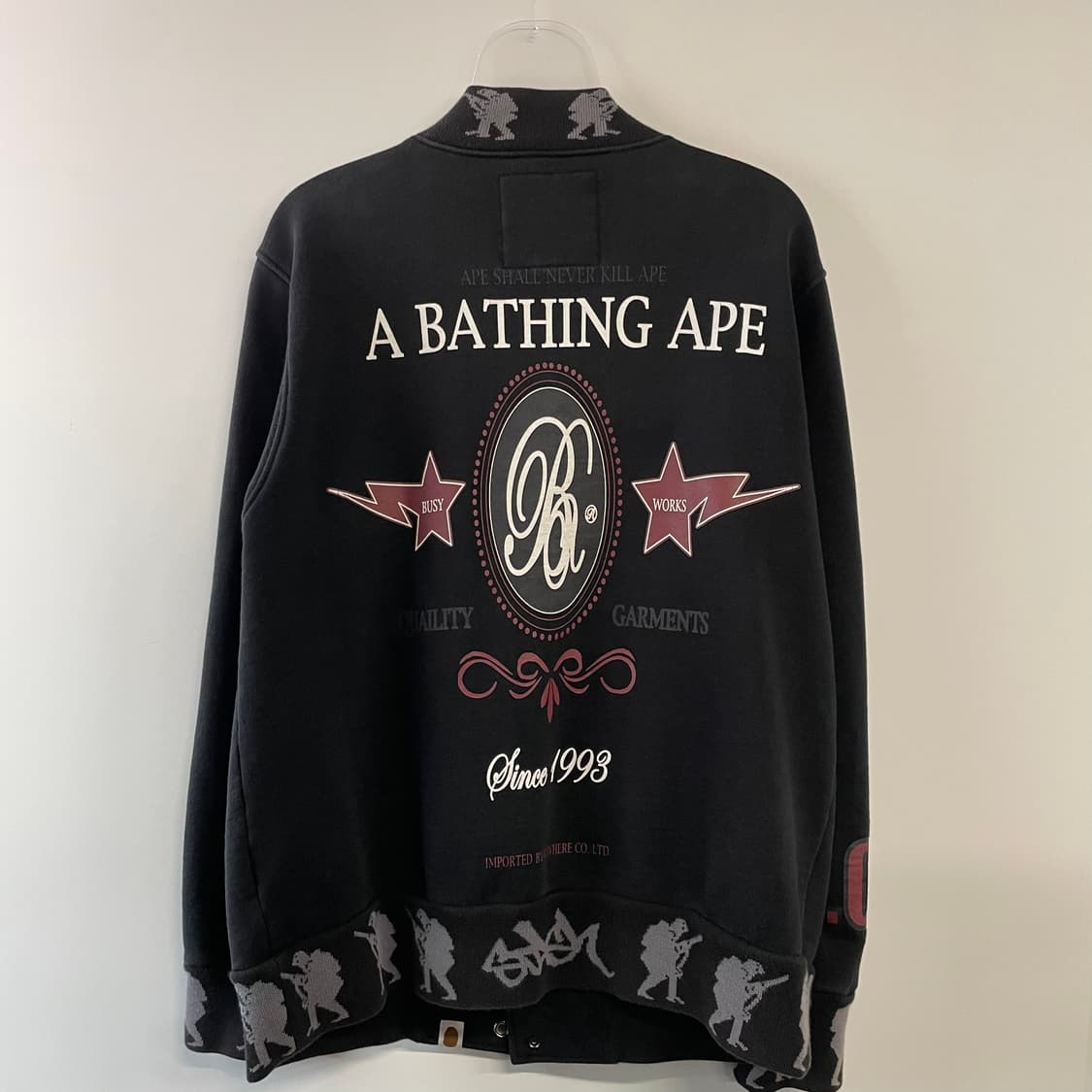 05FW 베이프 x 스타쉬 바시티 자켓 상품이미지8