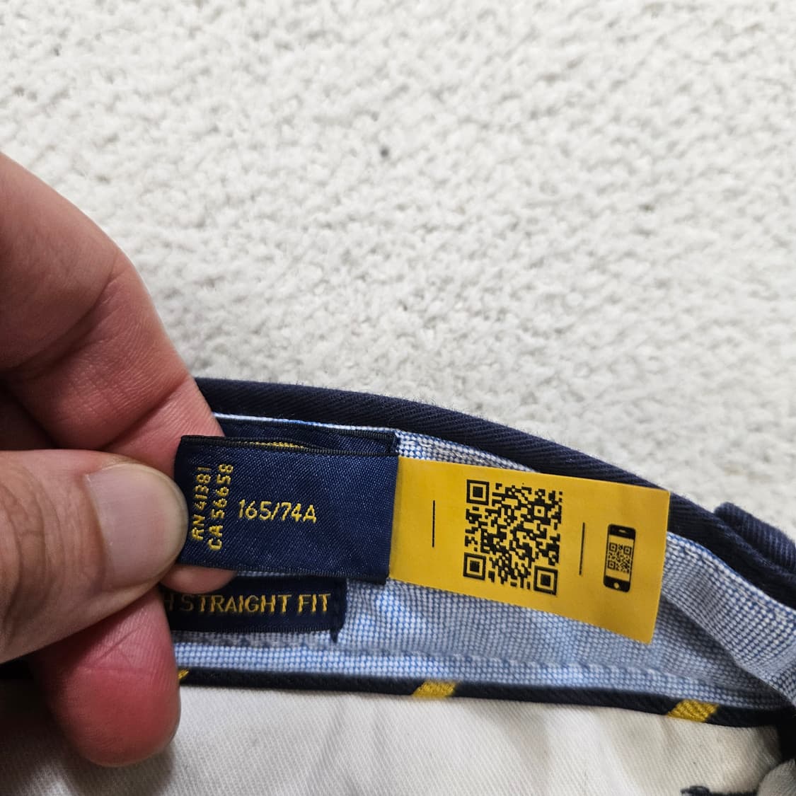 폴로 랄프 로렌 신형 QR 크리켓 치노 팬츠 29/30 상품이미지5