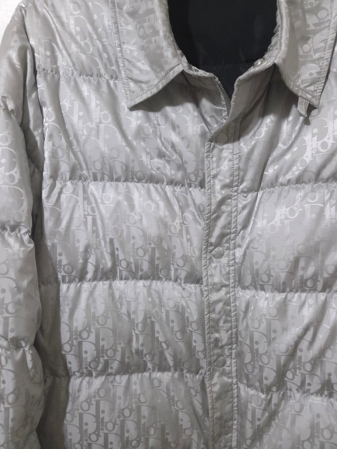 디올 오블리크 자카드 퀼티드 패딩 50 Size 상품이미지4