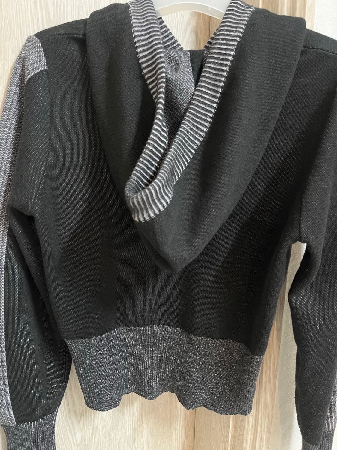 미스치프 MSCHF RHOMBUS KNIT HOODIE - BLACK 상품이미지7