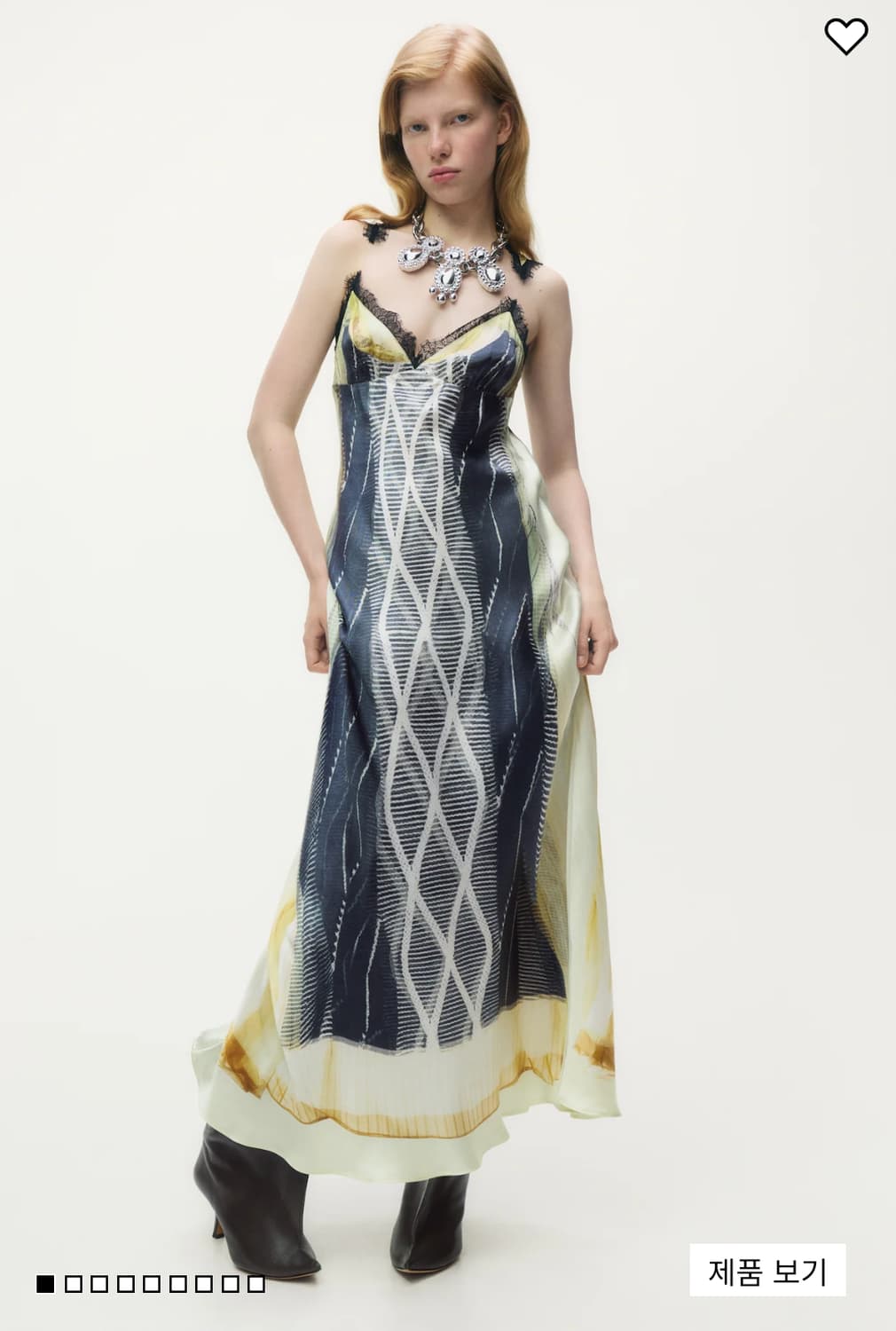 글렌마틴스 프린트 새틴드레스 40 상품이미지3