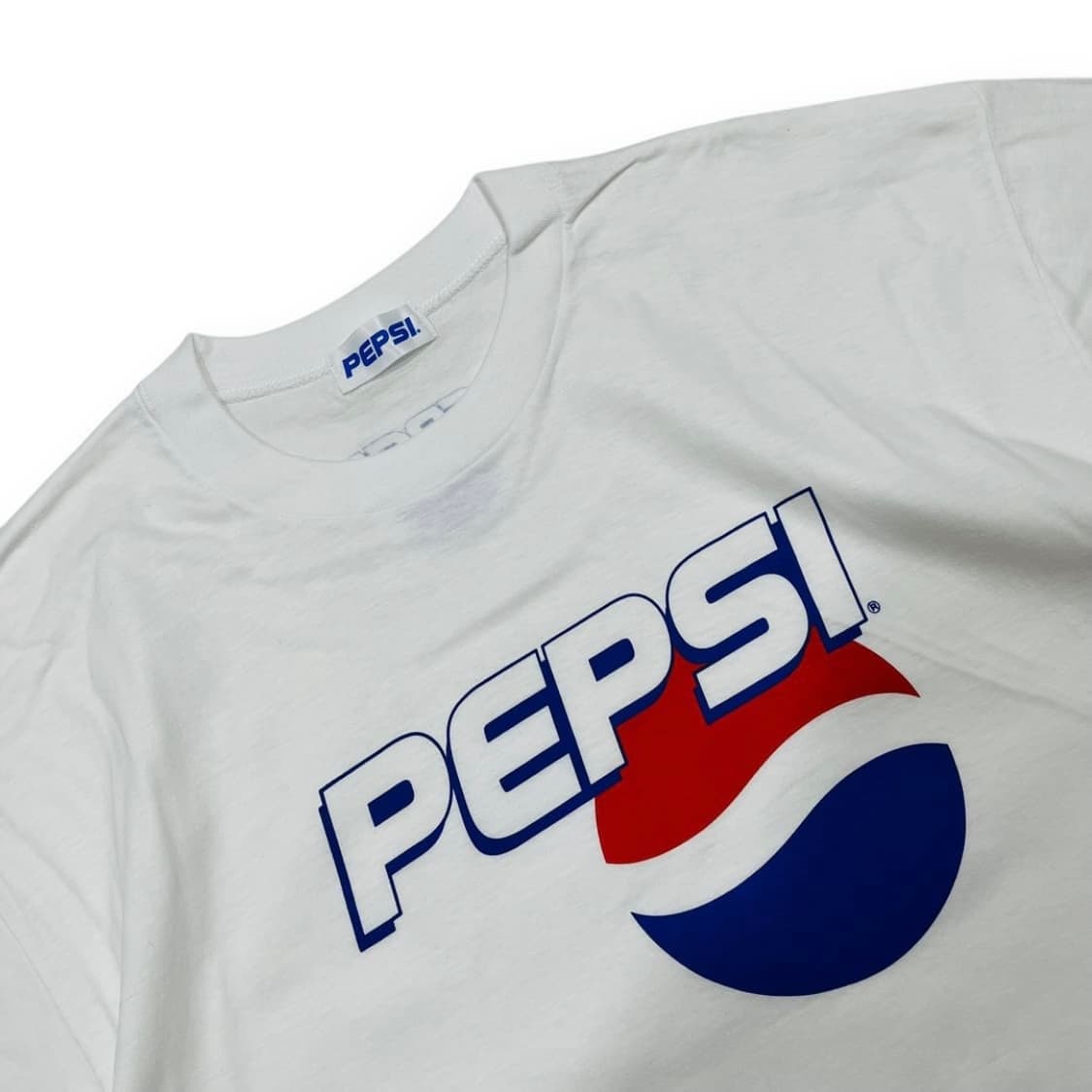펩시 90s 로고 화이트 싱글스티치 반팔 티셔츠 상품이미지2