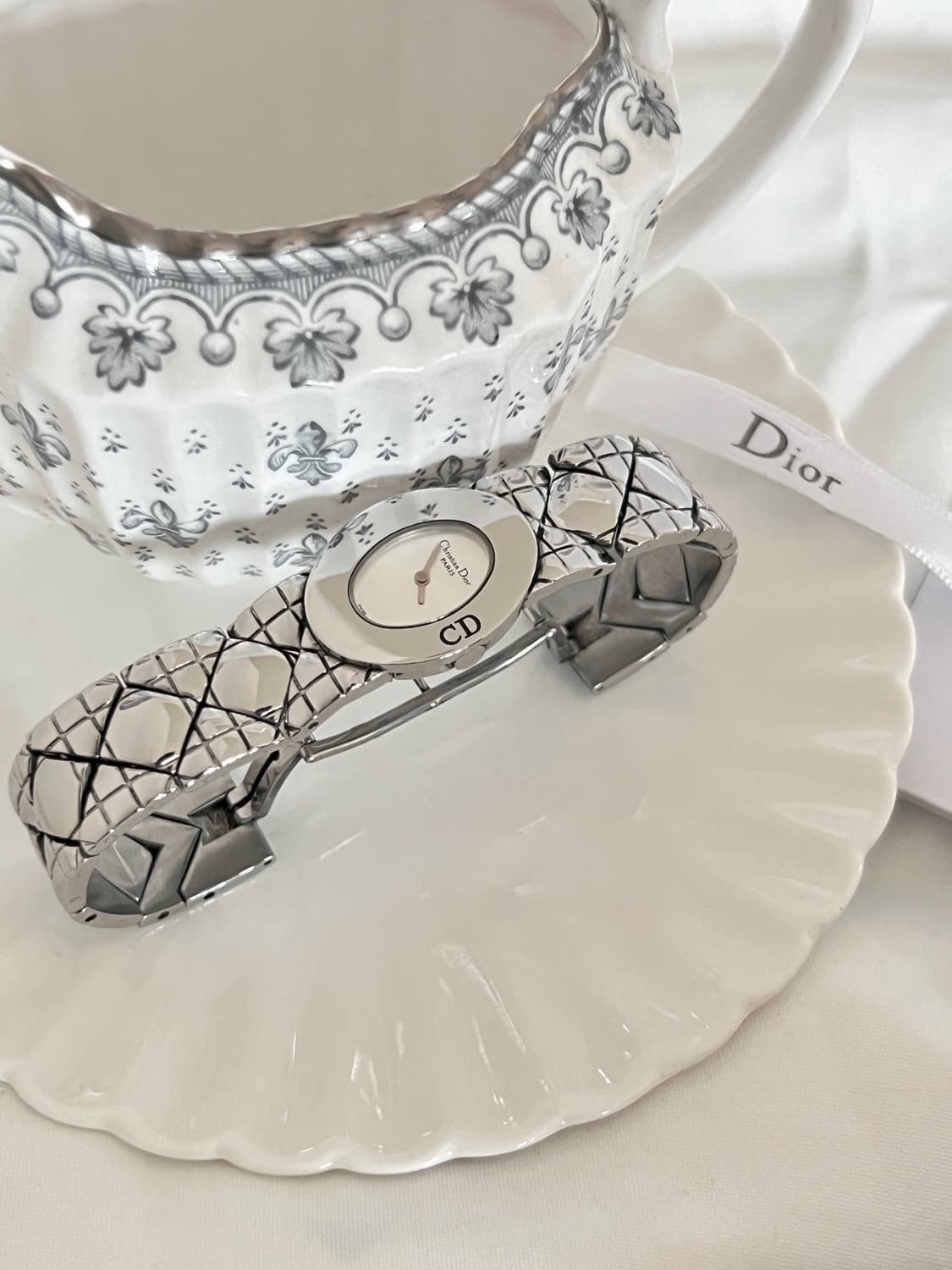 디올 까나쥬 패턴 브레이슬릿 시계 / 정품감정. 케어 상품이미지7