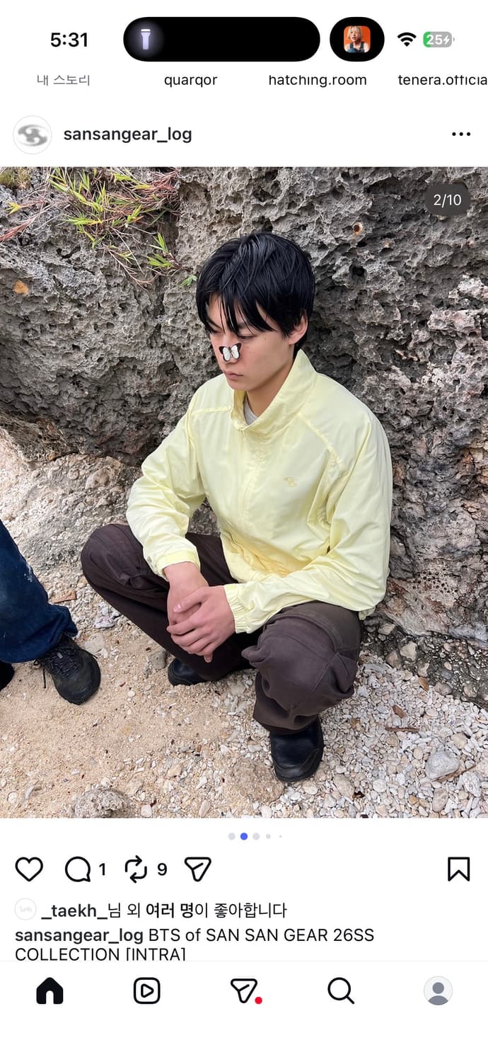 산산기어 26SS 시즌 도킹 자켓 레몬 상품이미지4