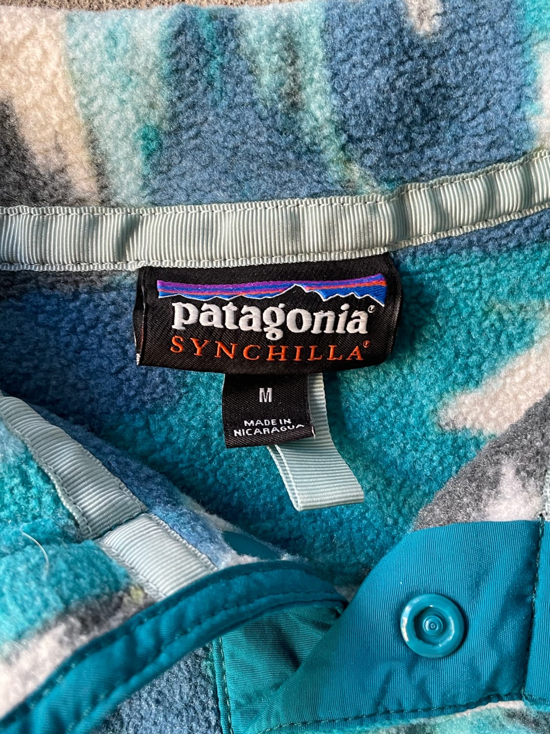 Patagonia Synchilla Trout Tails  Blue 상품이미지7