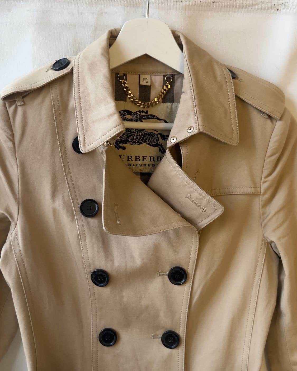 [BURBERRY] double breasted belted trench 상품이미지4