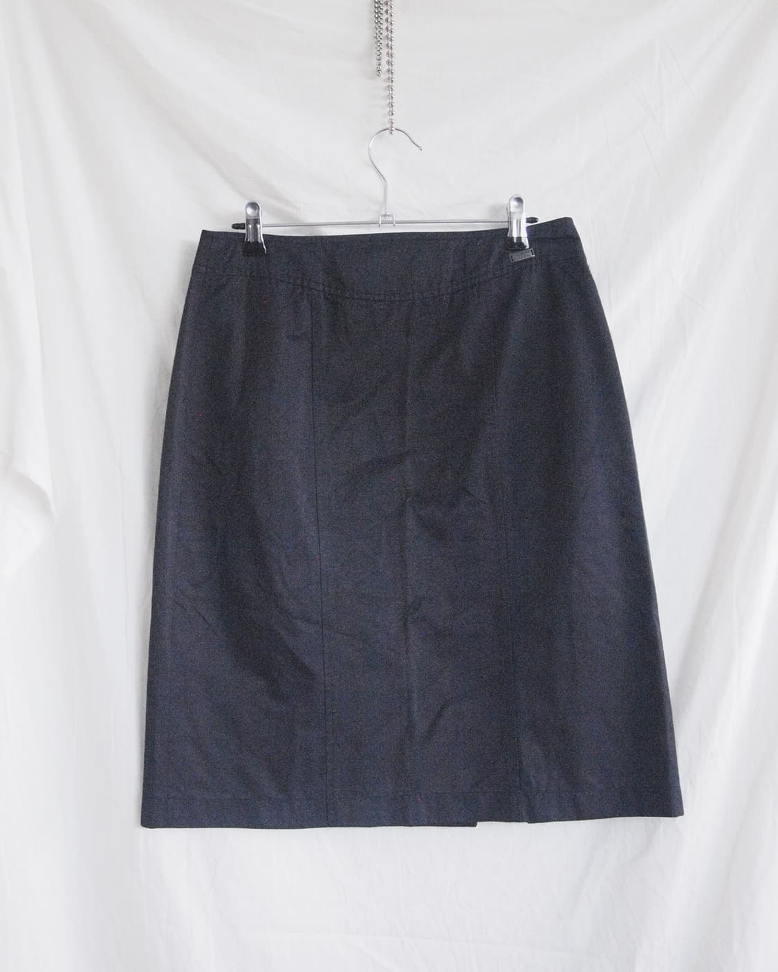 maurice abot 언밸런스 프론트지퍼 나일론 스커트 상품이미지5