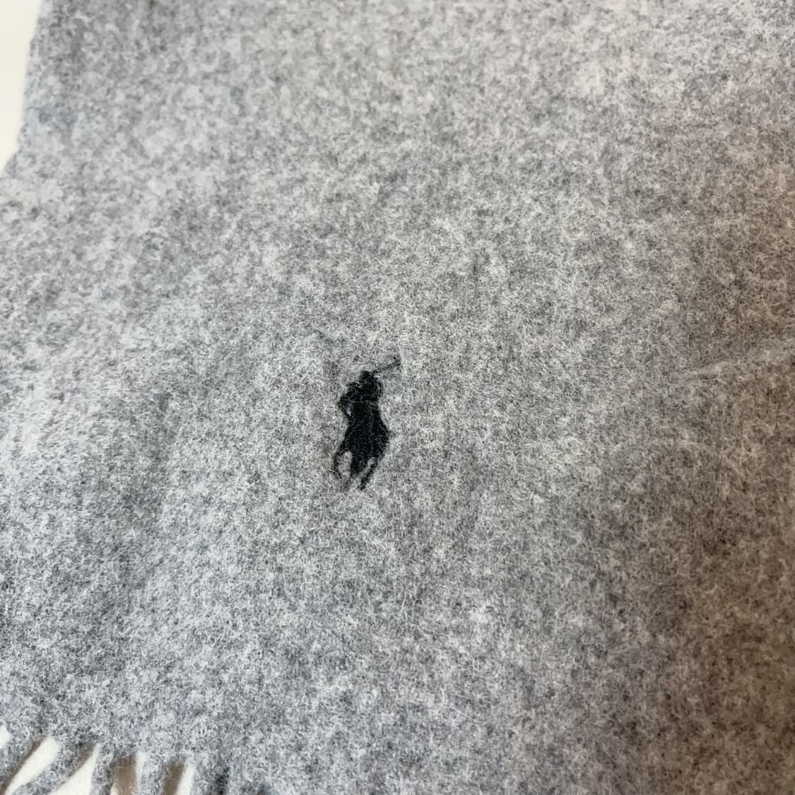 [정품] 폴로 그레이 / 네이비포니 머플러 상품이미지5