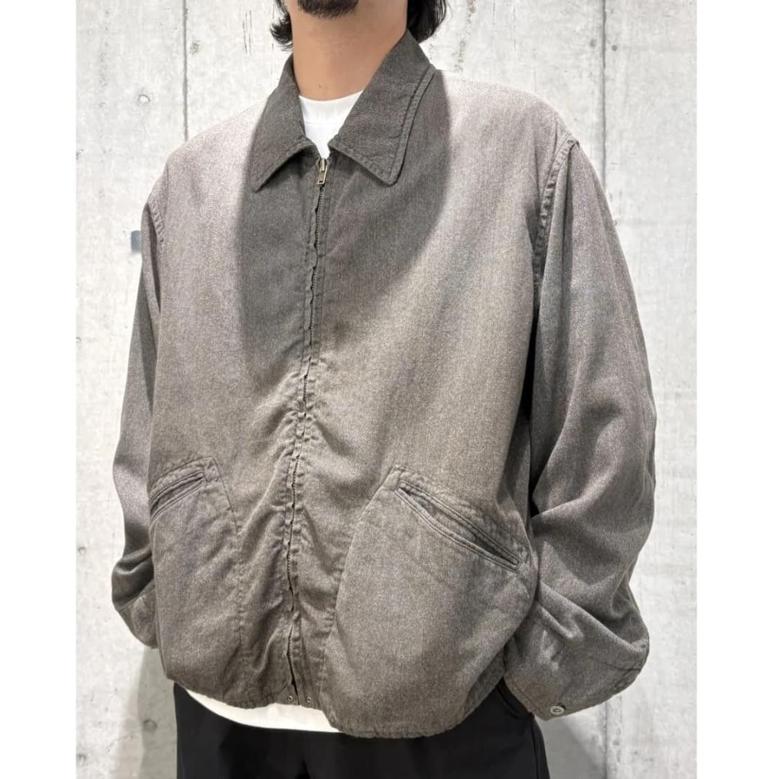 25aw Vintage Black Chambray Sports jkt 상품이미지9