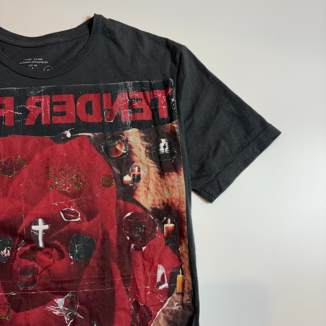 올세인츠 펑크 그래픽 반팔 티셔츠 상품이미지2