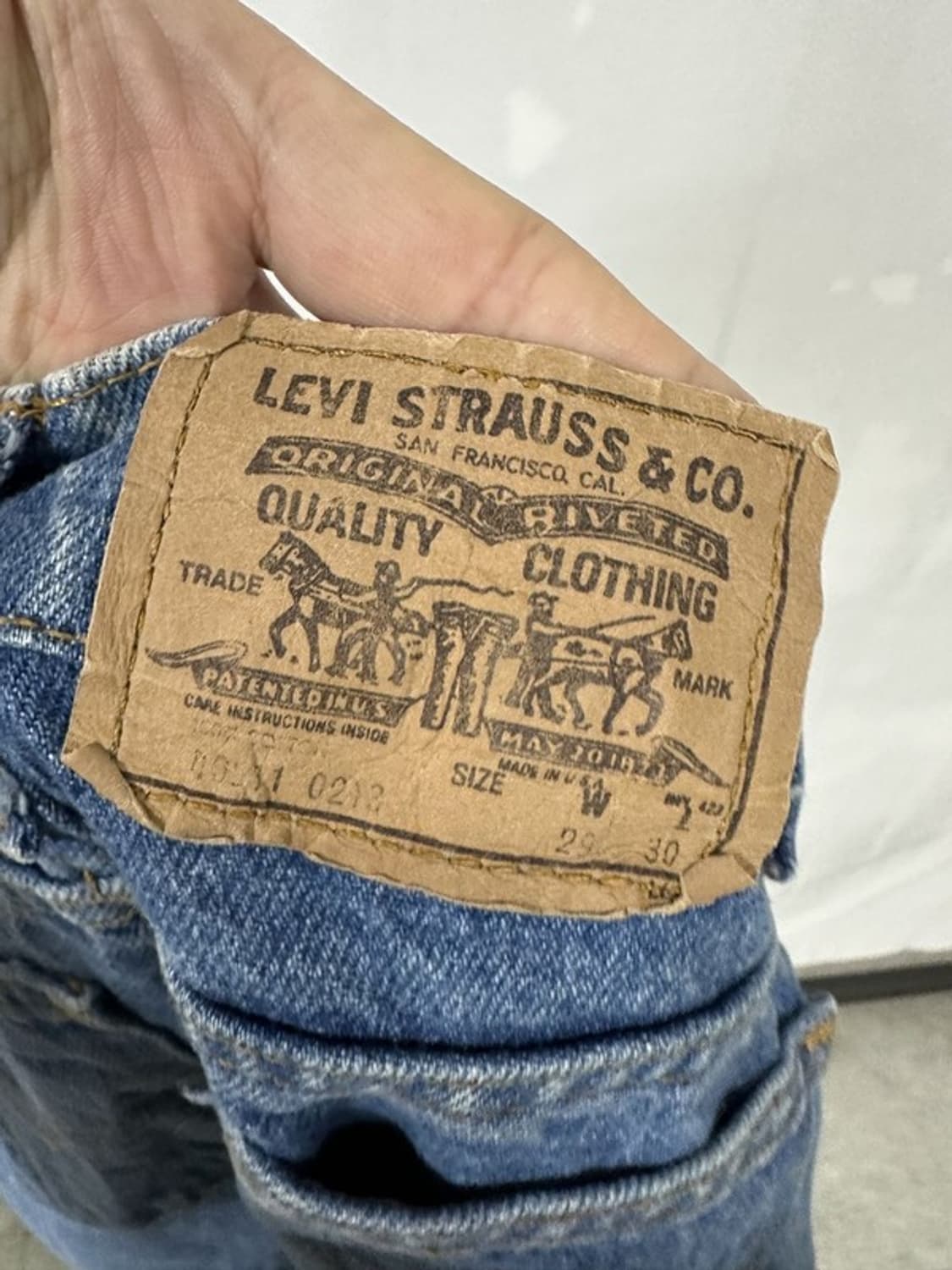 [W29L30] LEVI'S 리바이스511 90s USA 오렌지탭 빈티지 상품이미지5