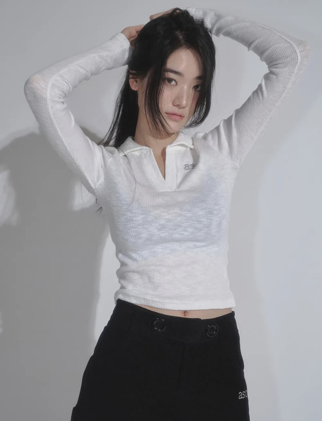 애즈온 카라 롱슬리브  상품이미지1