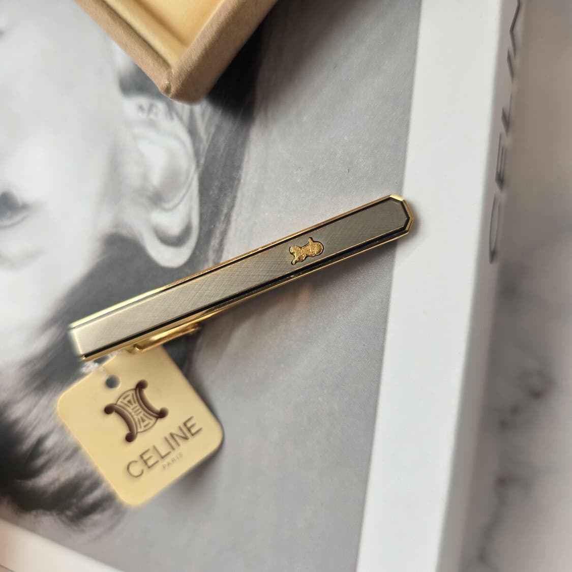 CELINE 셀린느 정품 명품넥타이핀 5cm A+등급 J6
 상품이미지3