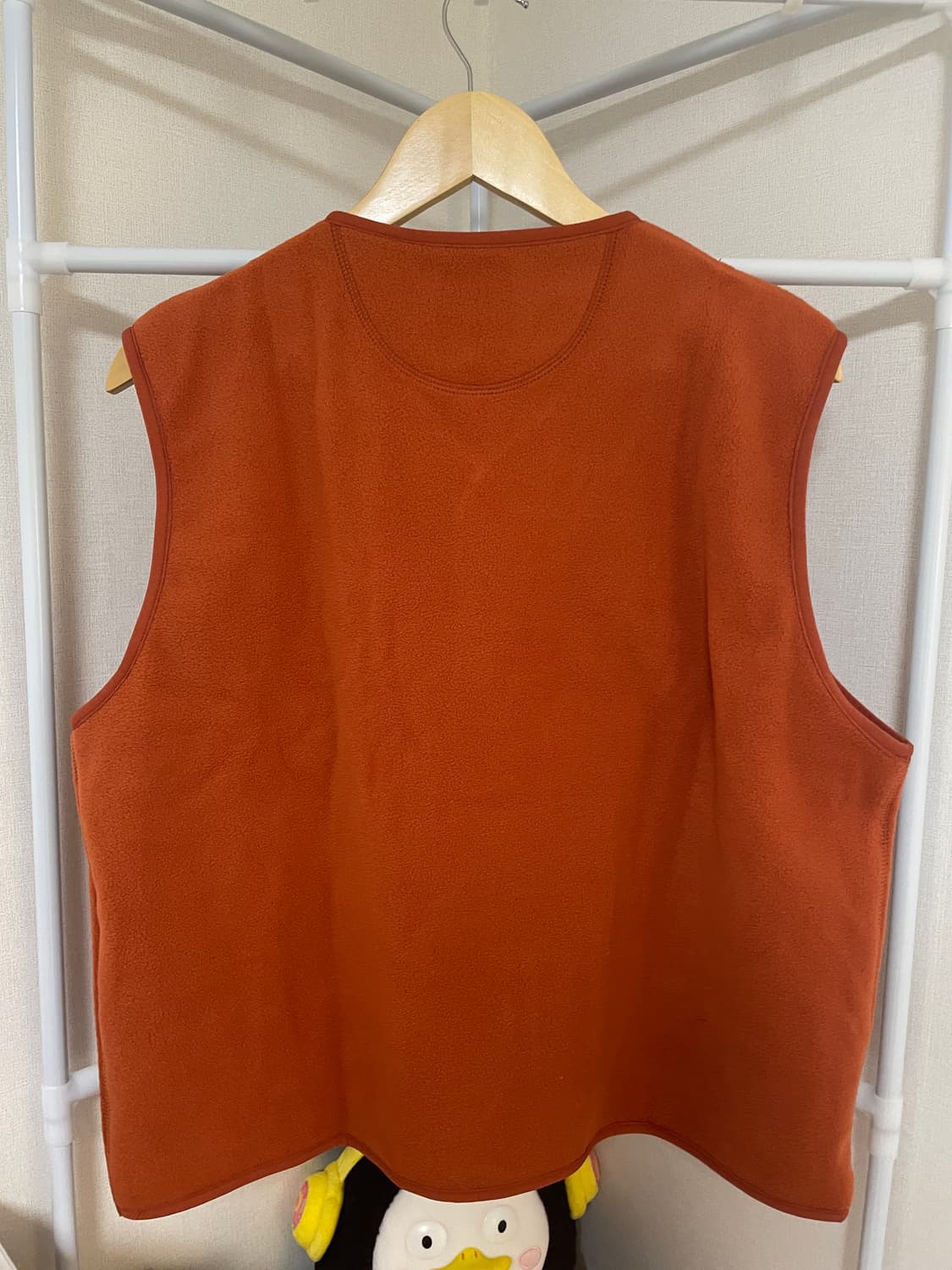 단톤 플리스 조끼 오렌지 40사이즈 상품이미지3