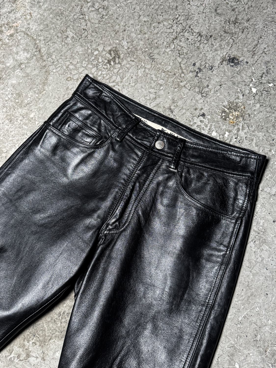 AVIREX – Black Leather Pants  상품이미지7