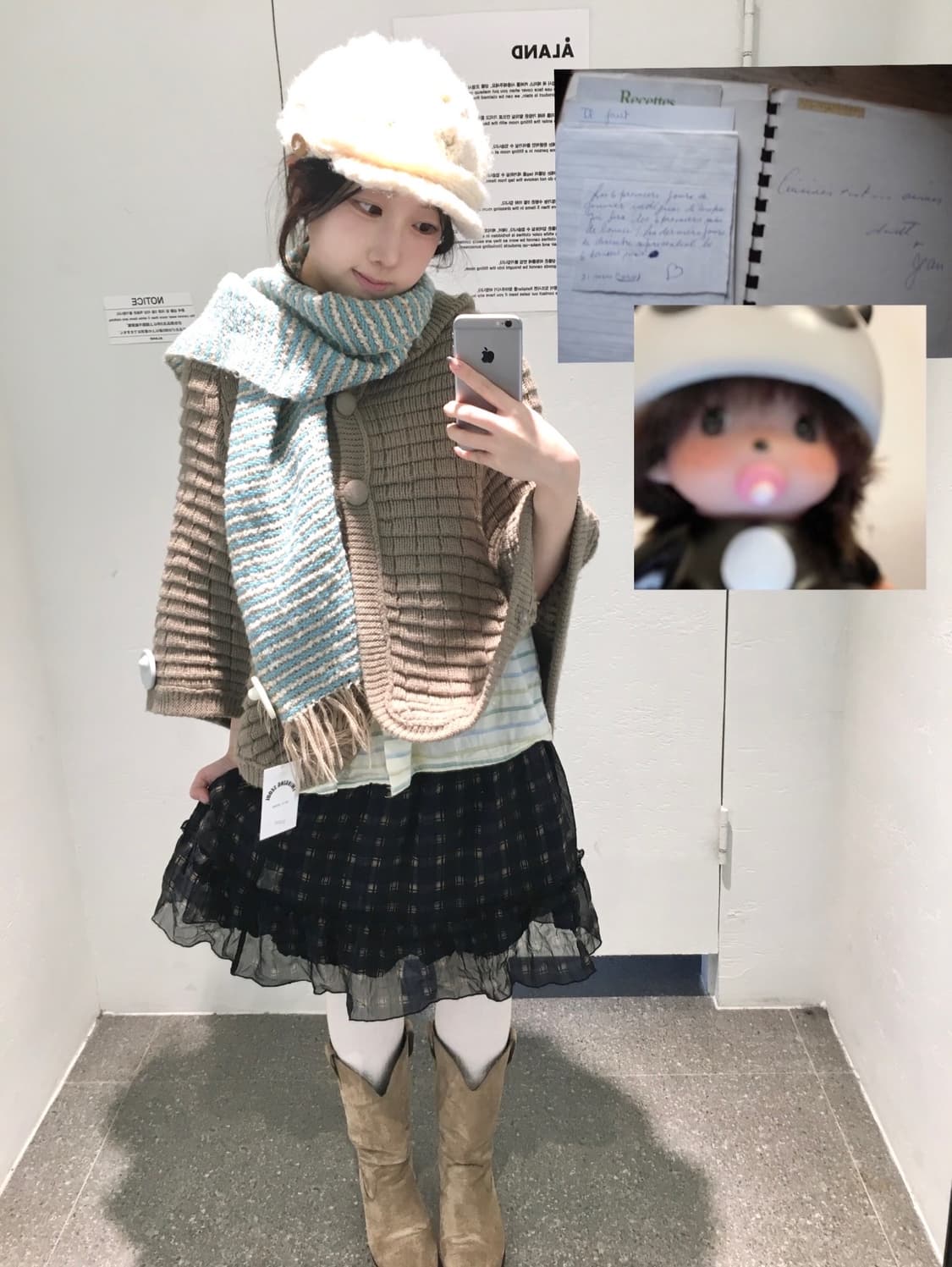 빈티지 케이프 시골 소녀 코디세트 상품이미지2