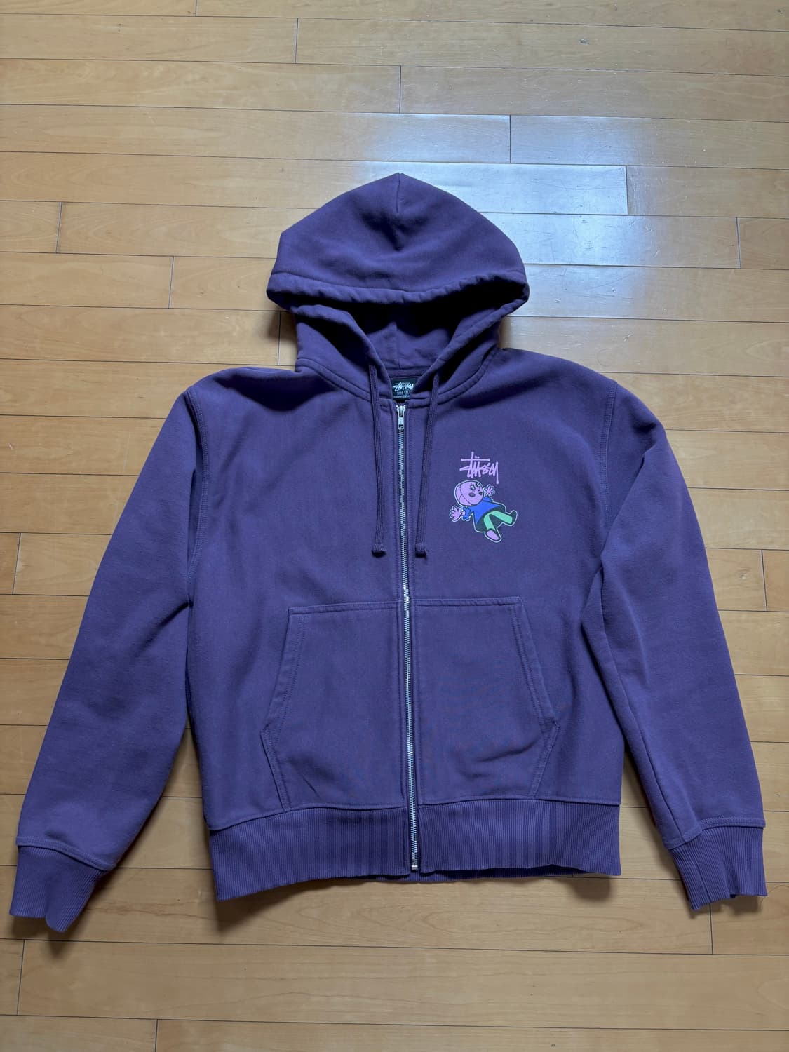 스투시 돌리 후드집업 퍼플 S 상품이미지2