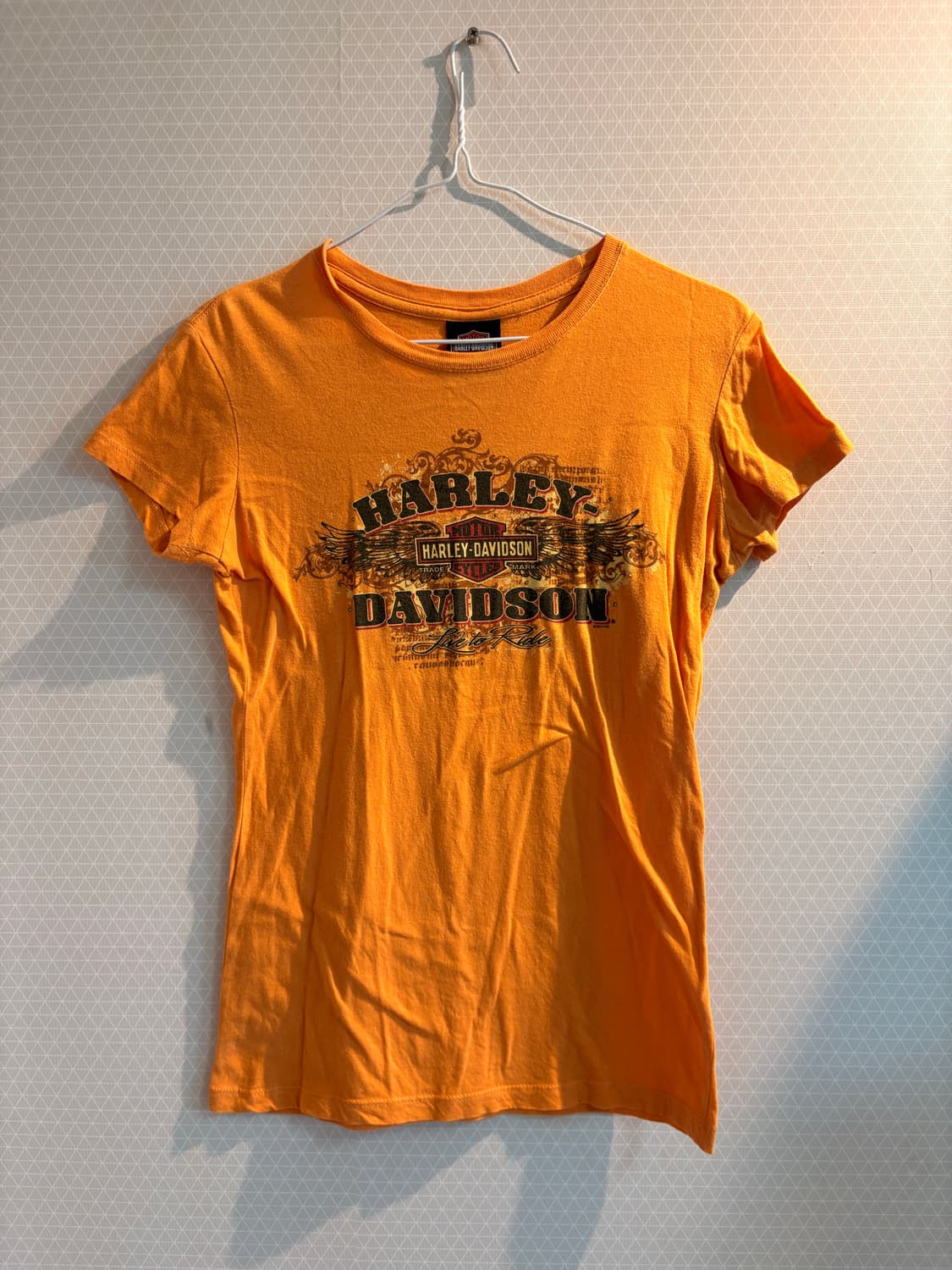 할리데이비슨 오렌지 로고티셔츠 상품이미지1