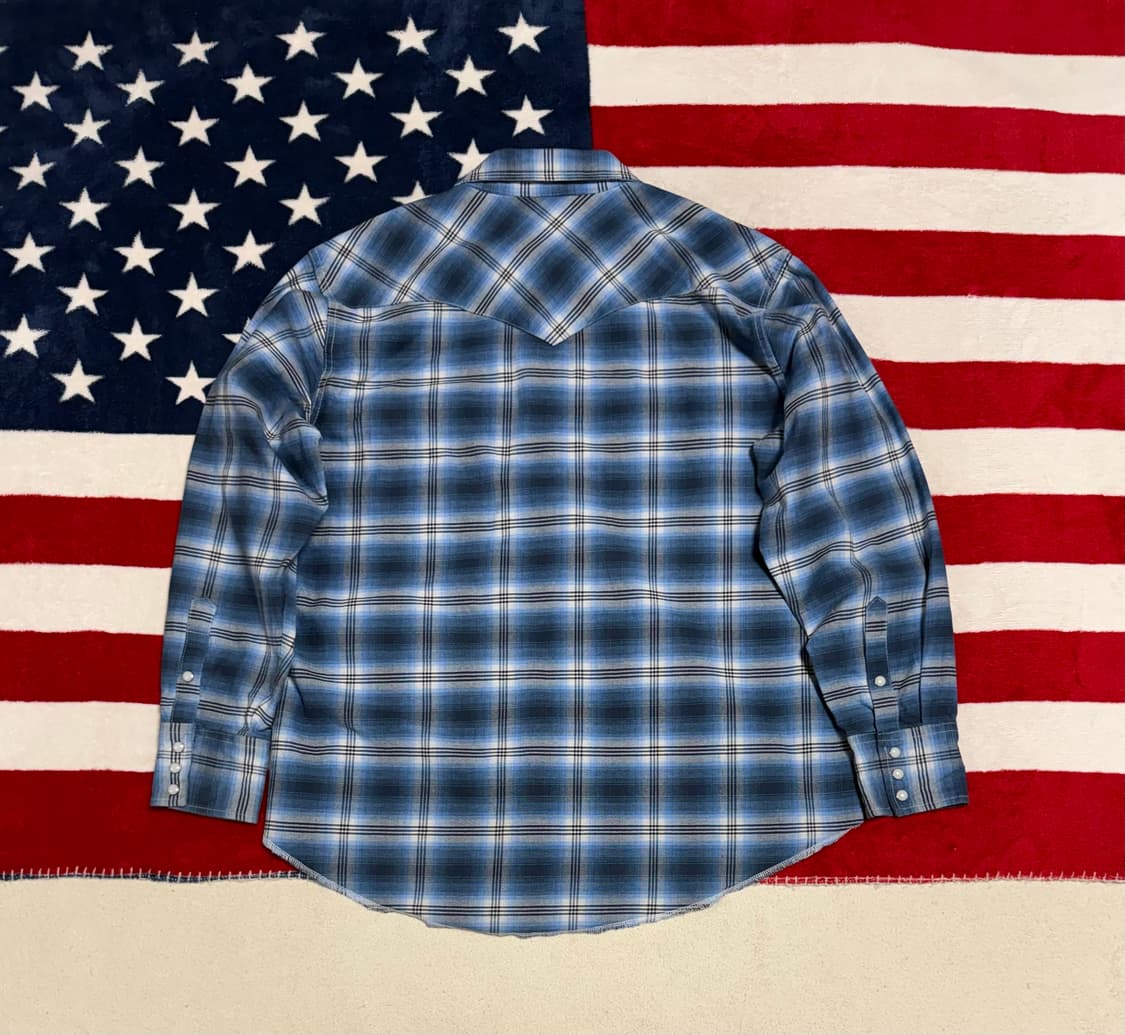 랭글러 웨스턴 체크셔츠 Wrangler western checkshirt 상품이미지9