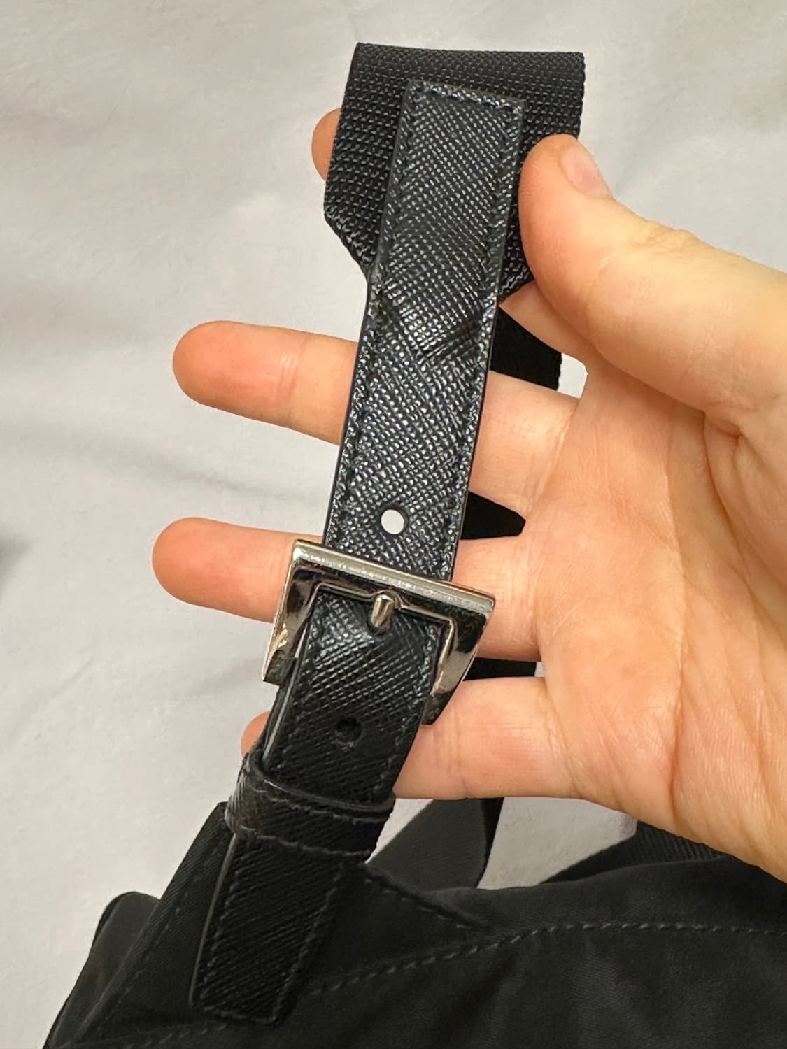 (상태최상) 프라다 리나일론 백팩 스몰 포코노 사피아노 투포켓 상품이미지8