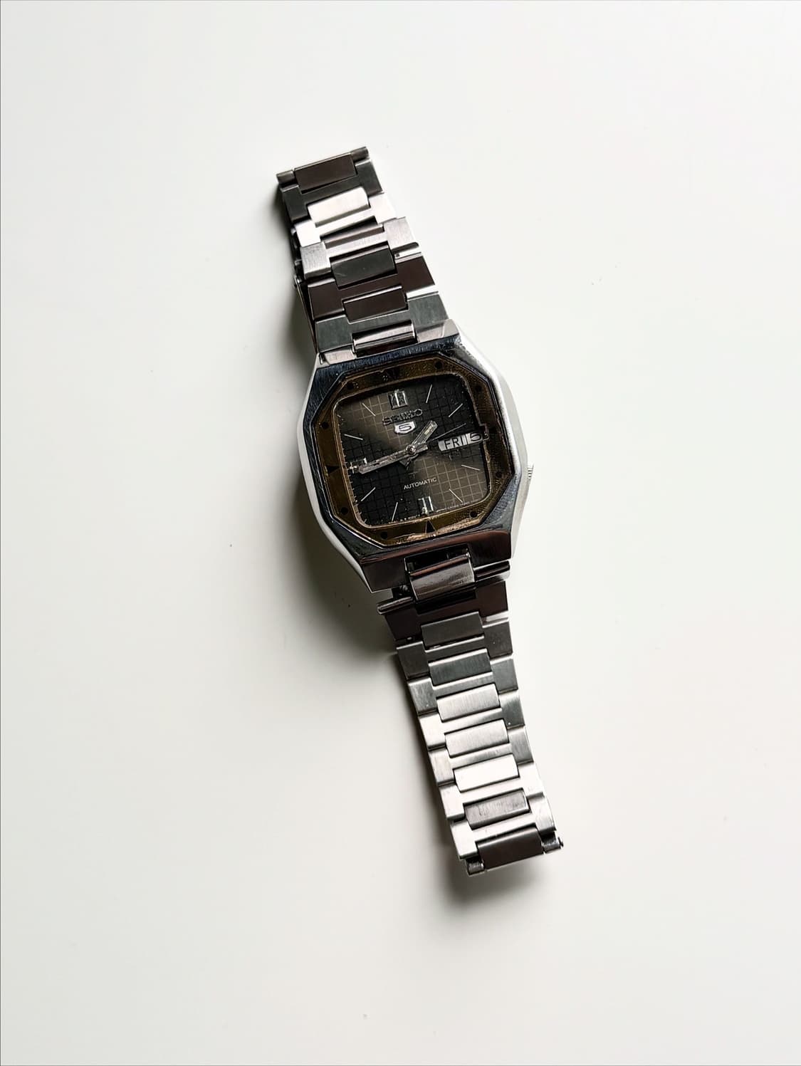 80s Seiko5 Autmatic Vintage Metal Watch 상품이미지2