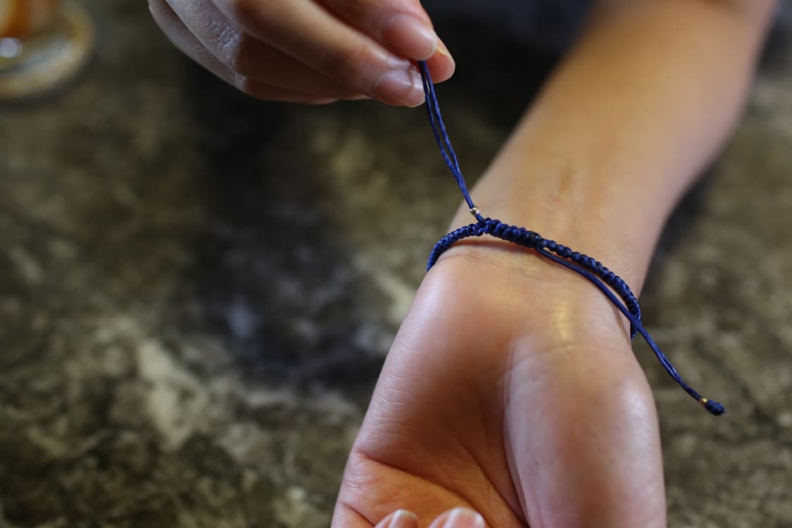 워터프루프 실버 소원 팔찌 상품이미지5