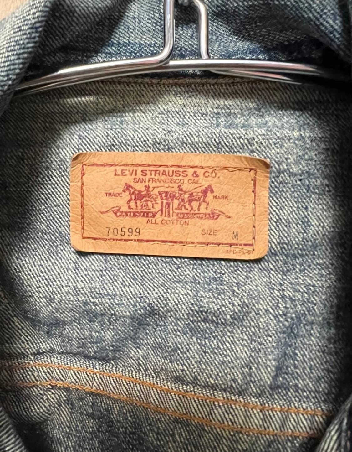 Levi's 90s JP 70599 타입3 트러커 자켓 M 상품이미지3