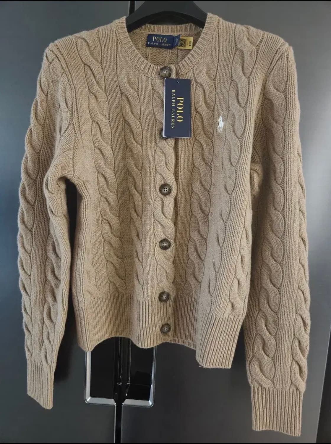 새상품 정품 폴로 케이블 가디건 여성 상품이미지4