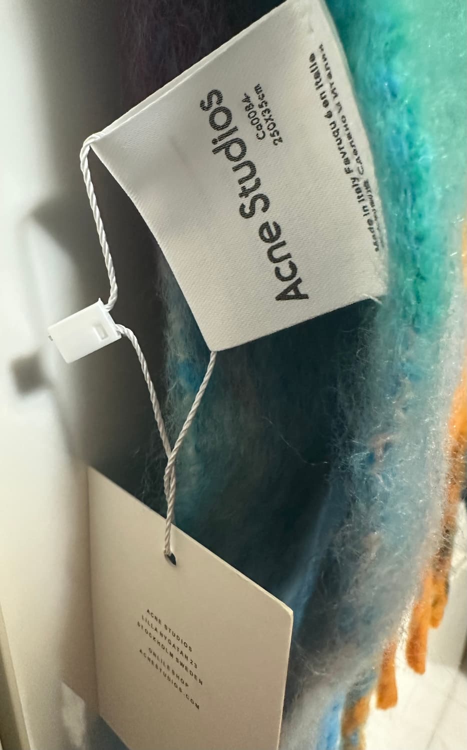 아크네 스튜디오 모헤어울체크 머플러 남여공용 상품이미지8