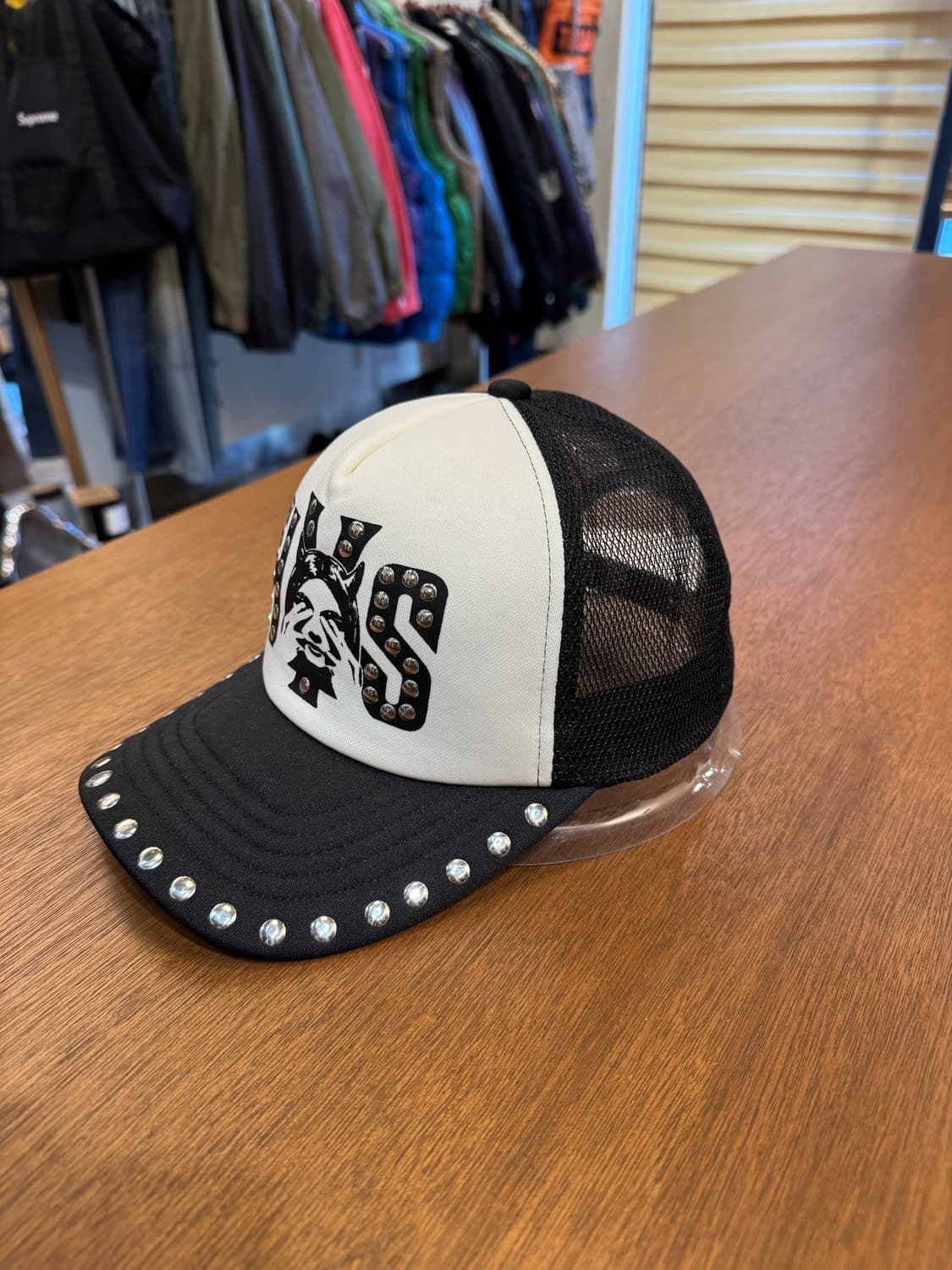 [OS] 히스테릭글래머 see no evil 스터드 메쉬캡  상품이미지2