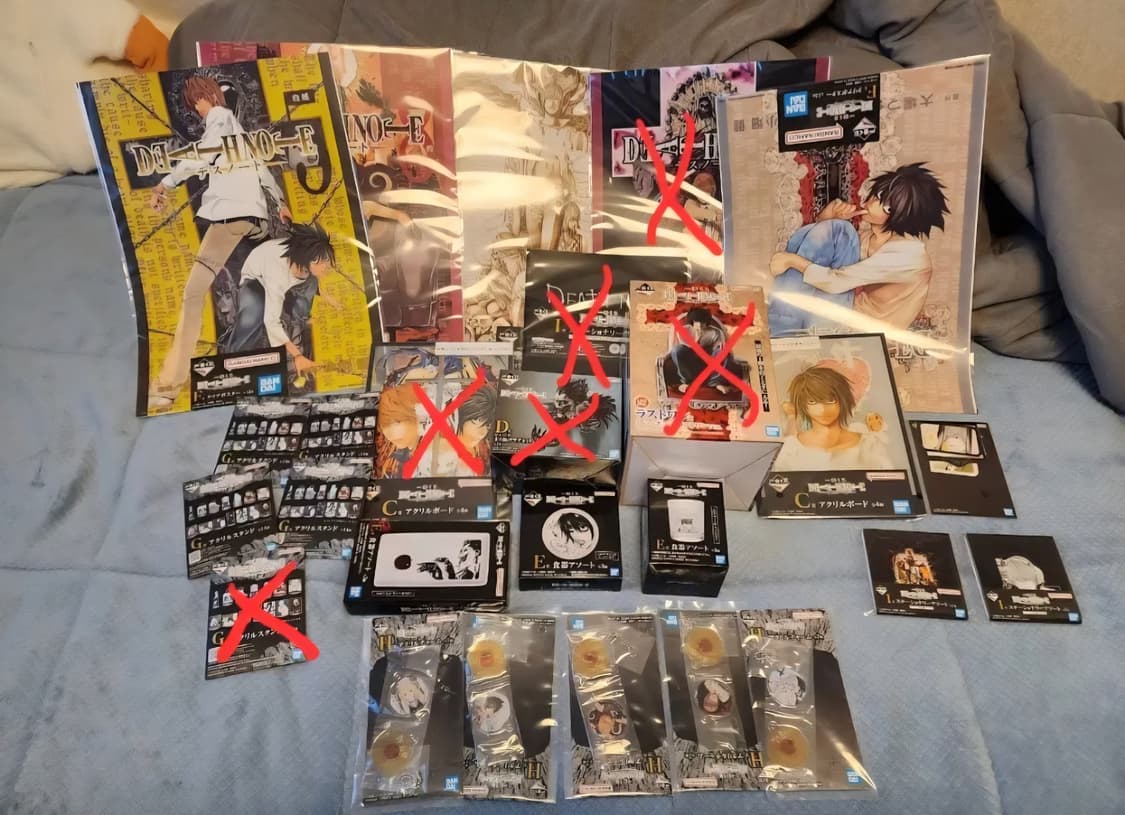 제일복권 데스노트 20종 상품 일괄 상품이미지1