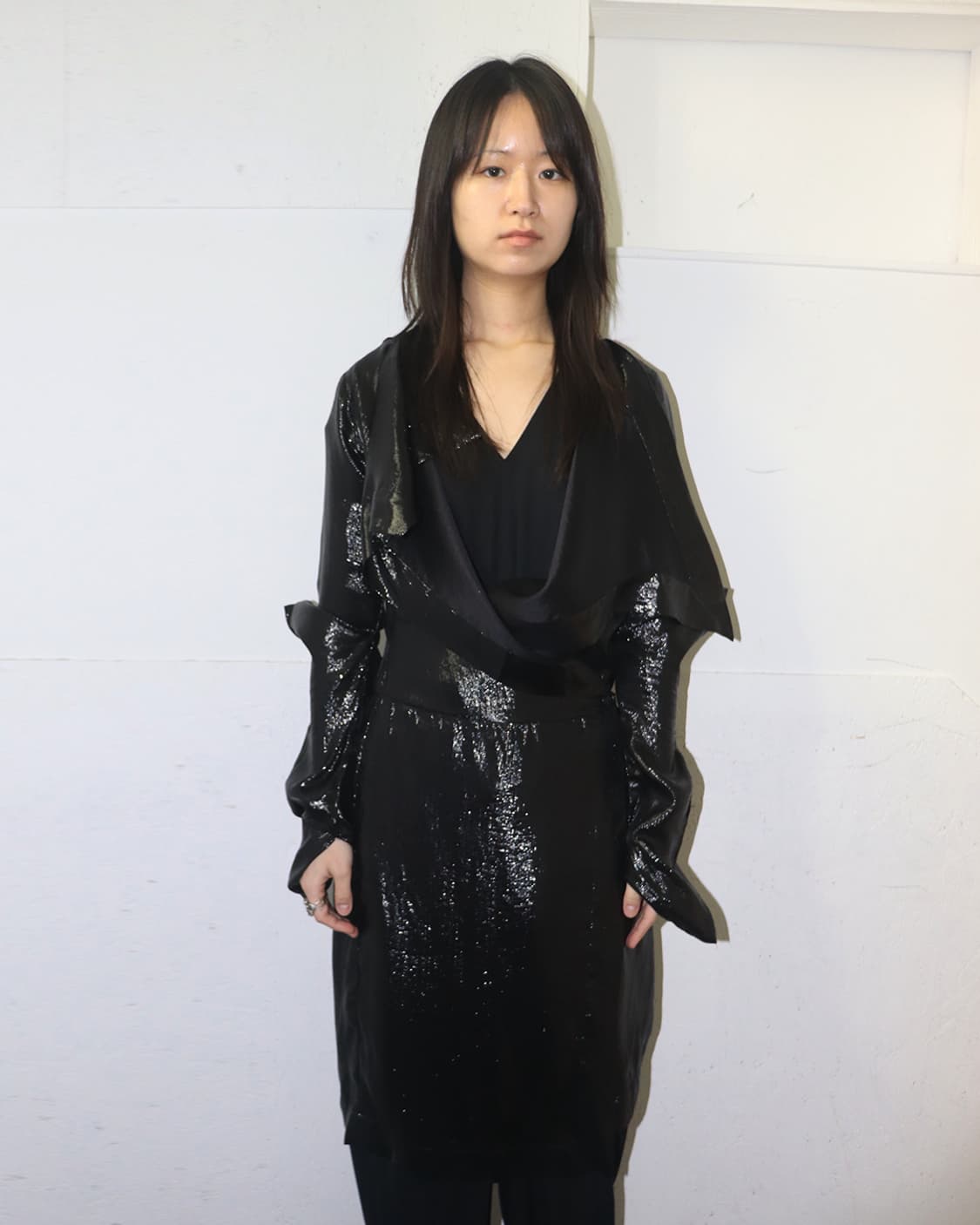 비비안 웨스트우드 레드라벨 09SS 페이턴트 판초 상품이미지2