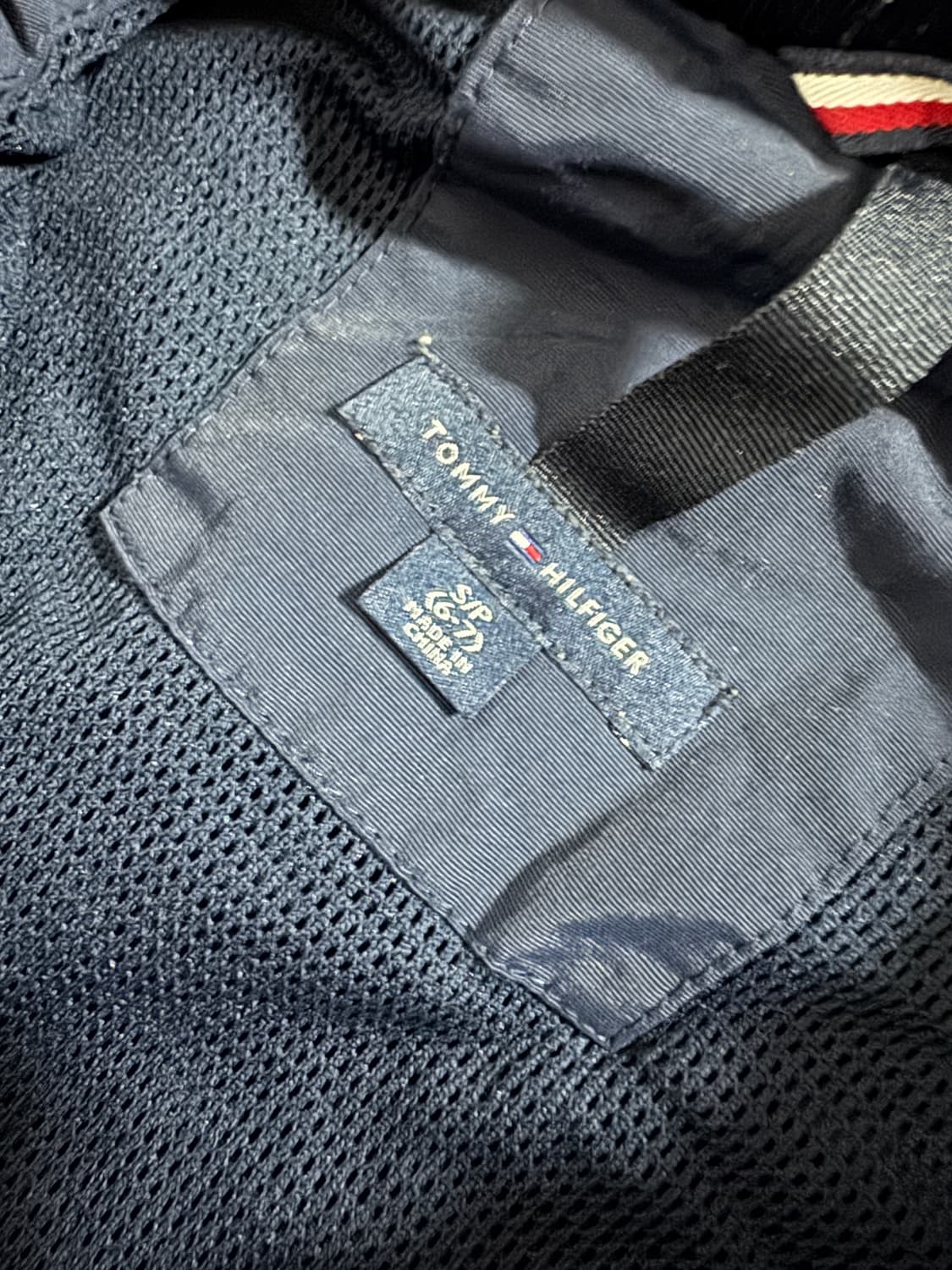 타미힐피거 키즈 바람막이 자켓 6-7 네이비 상품이미지3