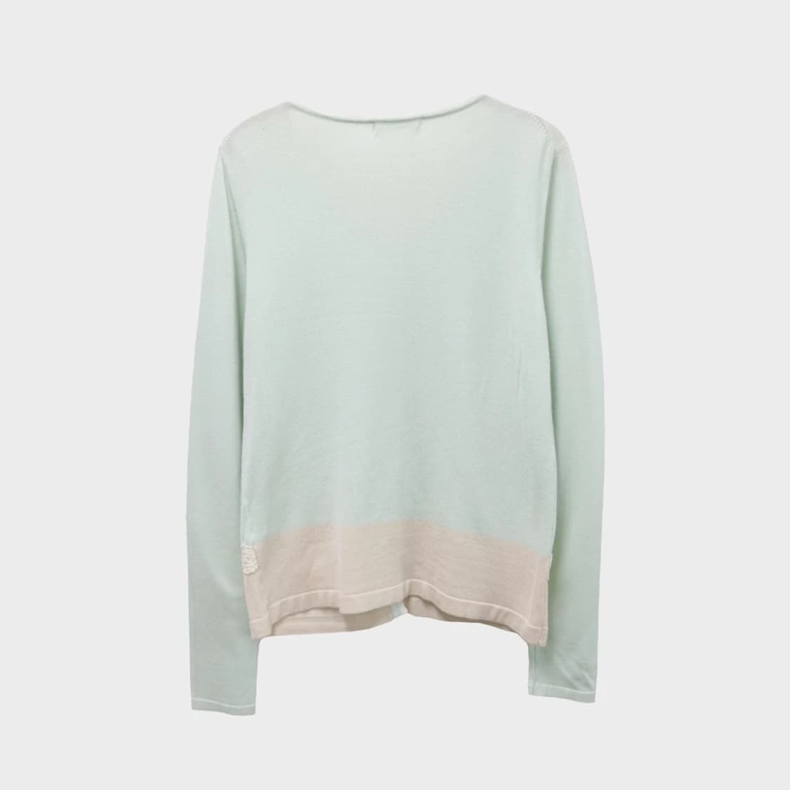 PATTERN 민트 컬러블럭 가디건 60748 상품이미지2