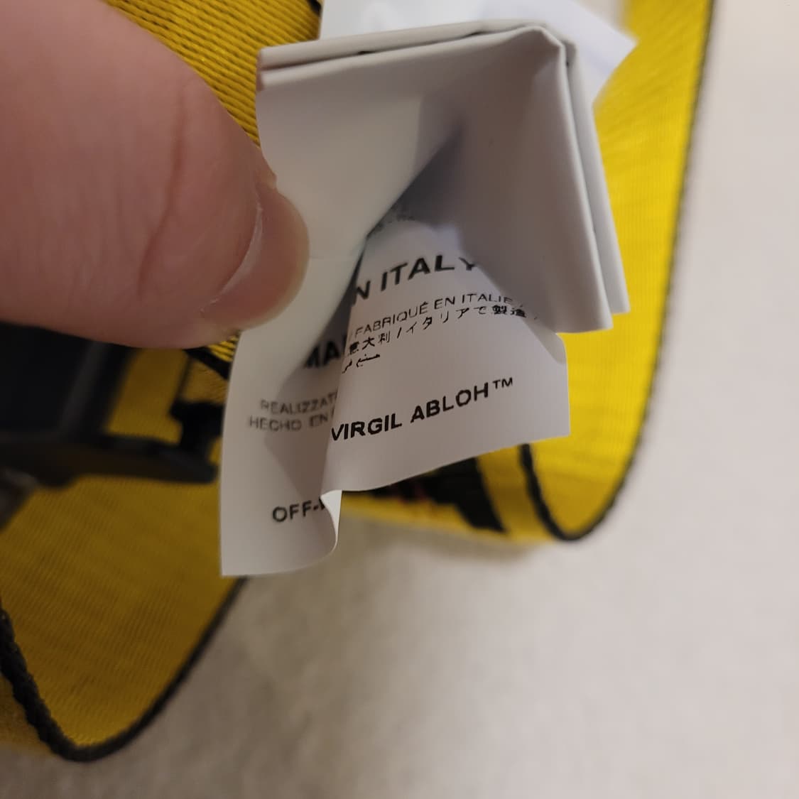 오프화이트 인더스트리얼 벨트 os 상품이미지5