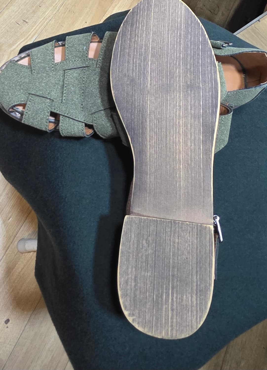 카키여름단화매쉬샌들 상품이미지4