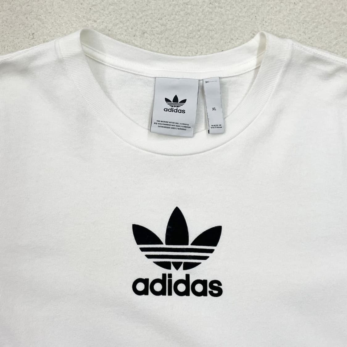 ADIDAS 파이어버드 화이트 반팔 XL 상품이미지2