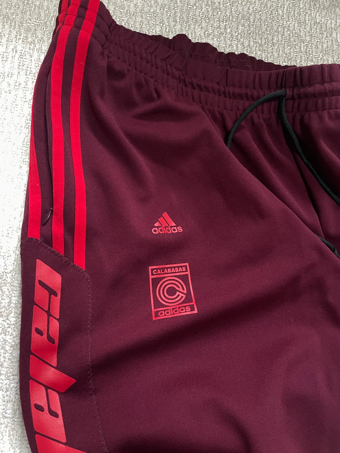 YEEZY 아디다스 ADIDAS 칼라바사스 조거/트랙 팬츠 XXL 버건디 상품이미지1