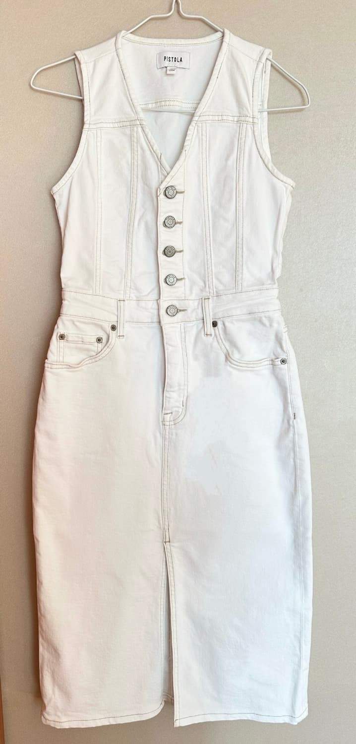 PISTOLA 화이트 데님드레스 XS 상품이미지2