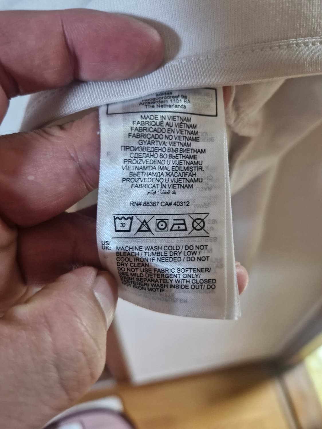 아디다스 레알마드리드 트랙탑 화이트 XL (실측100) 상품이미지6