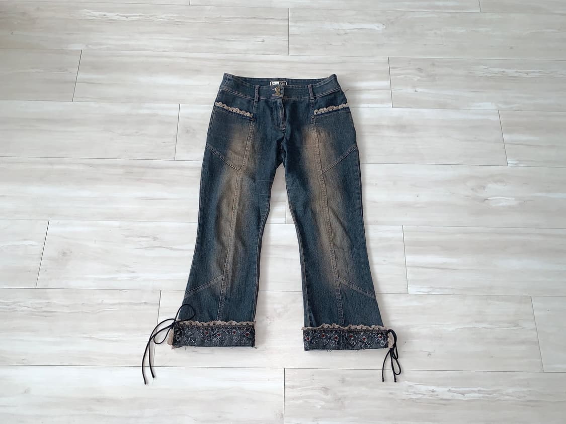 OZZ ON Denim Capri Pants 상품이미지1