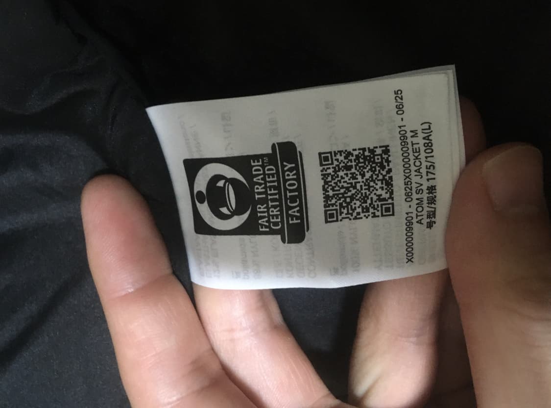 아크테릭스 FW25 아톰SV 자켓 블랙 판매합니다  상품이미지5